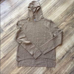 Cotton Emporium Brown Hooded Sweater Sz Sm NWOT!